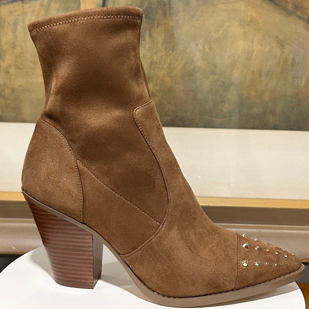 🌸MICHAEL KORS🌸 Dover Studded Faux Suede Boots Size: 10 M - Picture 4 of 10